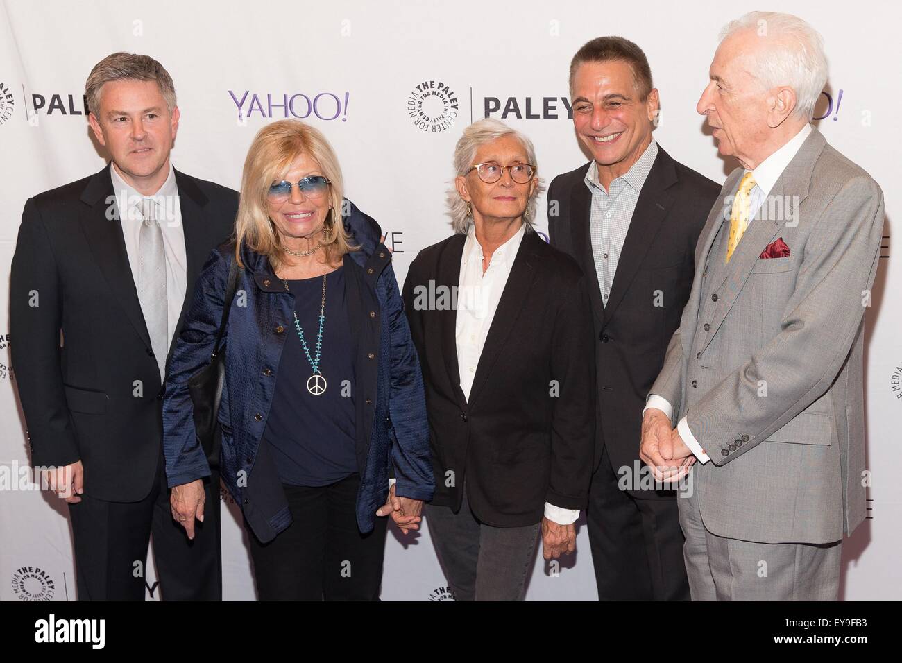 New York, NY, USA. 24th July, 2015. Charles Pignone, Nancy Sinatra, Twyla Tharp, Tony Danza, Gay Talese in attendance for It Was A Very Good Life: A Paley Centennial Salute To Frank Sinatra On Television, The Paley Center for Media, New York, NY July 24, 2015. Credit:  Jason Smith/Everett Collection/Alamy Live News Stock Photo