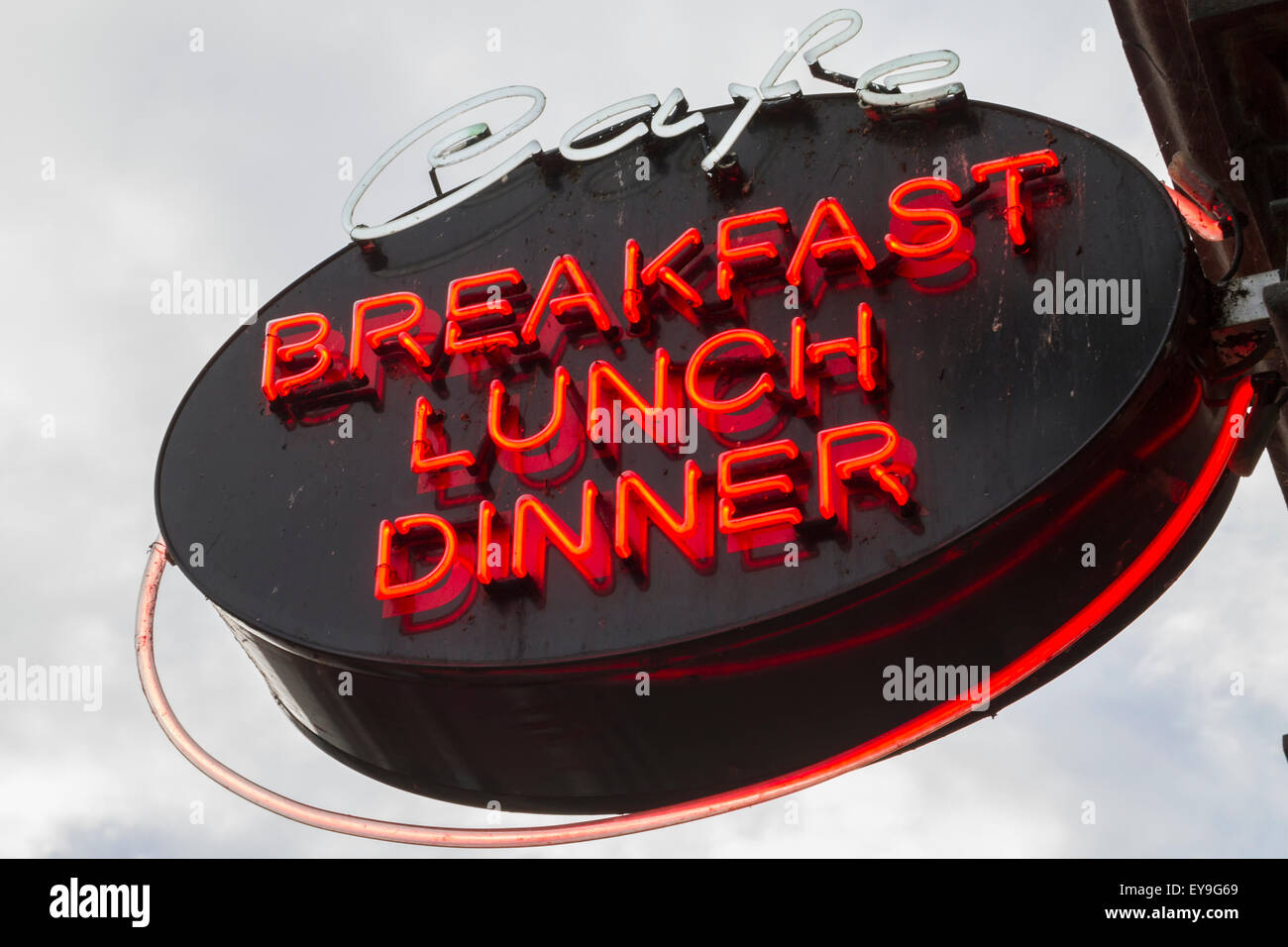 Neon sign black white hi-res stock photography and images - Alamy