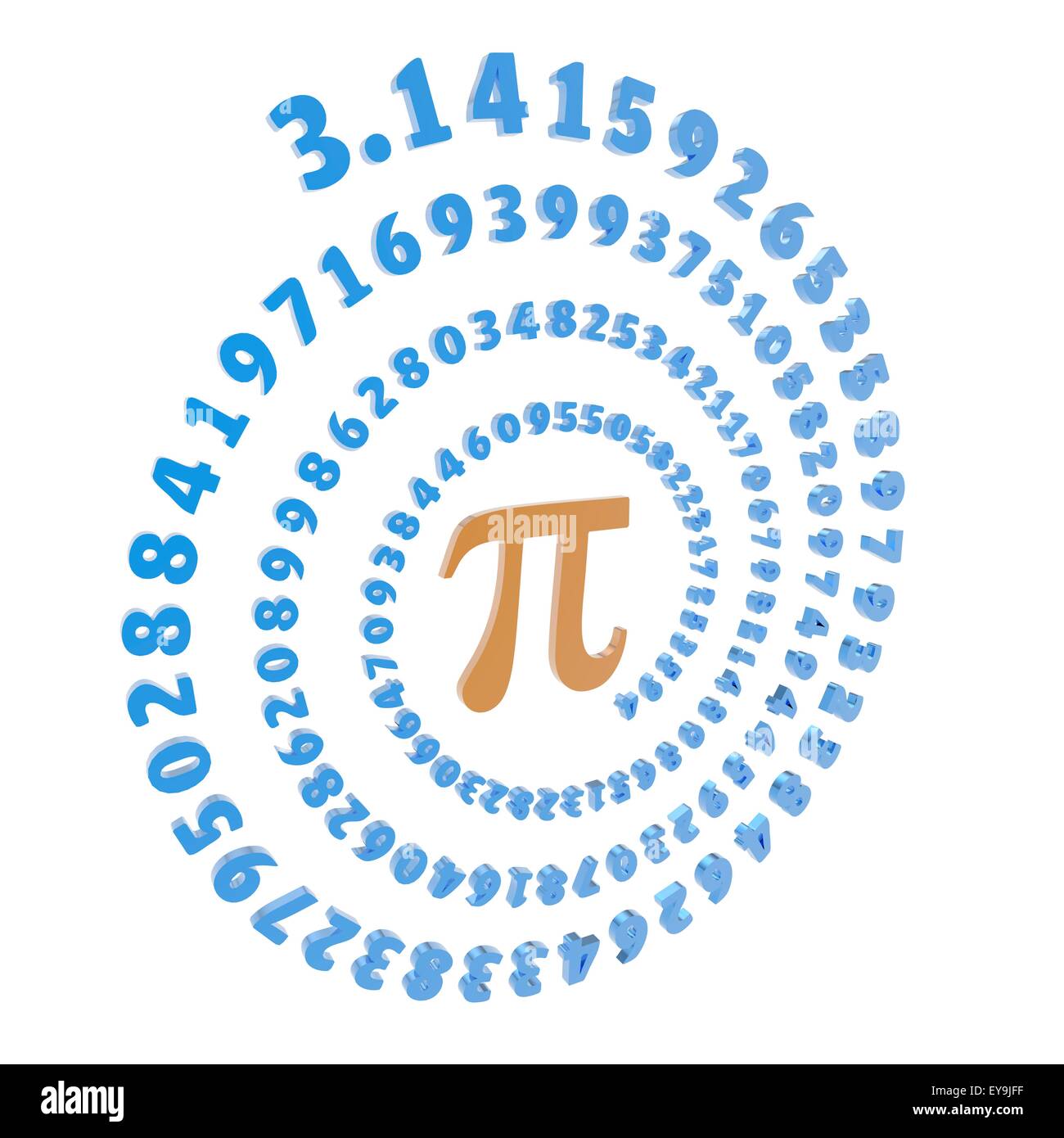 Pi (greek letter orange) is the symbol used in mathematics to represent a constant â€” the ratio of the circumference of a Stock Photo