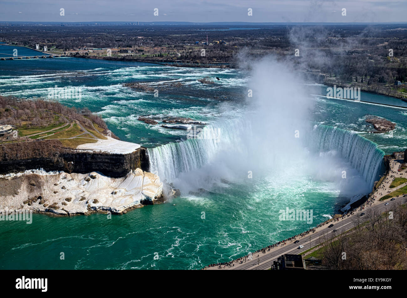 Niagara Horseshoe scene at Niagara city, Ontario, CA Stock Photo Alamy