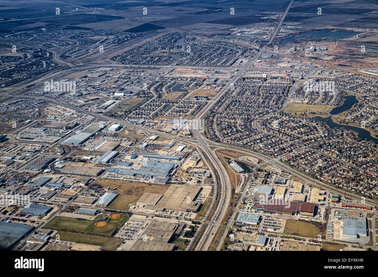 City Of Winnipeg Aerial Map Winnipeg Aerial View High Resolution Stock Photography And Images - Alamy