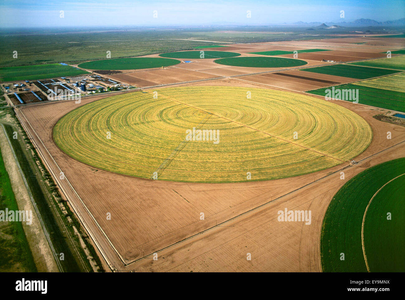 Arizona,Scenic,Aerial View,dateland Stock Photo Alamy