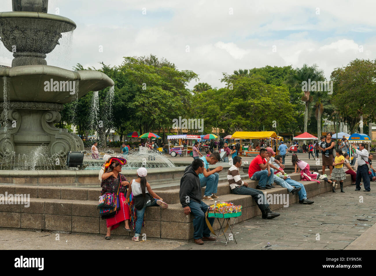 Plaza Constitucional, Guatemala City, Guatemala Stock Photo