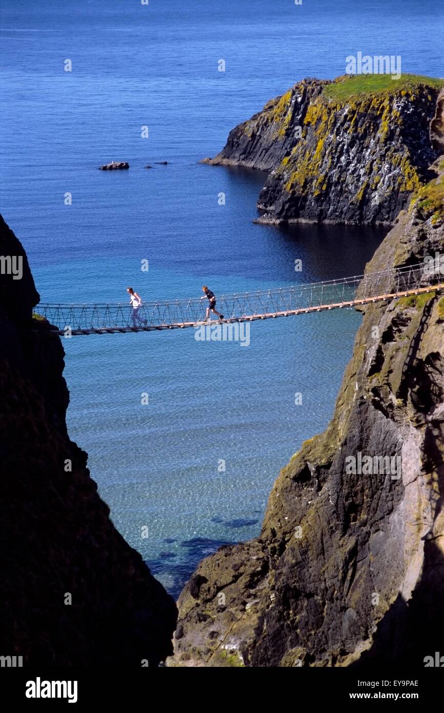 Carrick Rede Rope Bridge Co High Resolution Stock Photography and ...