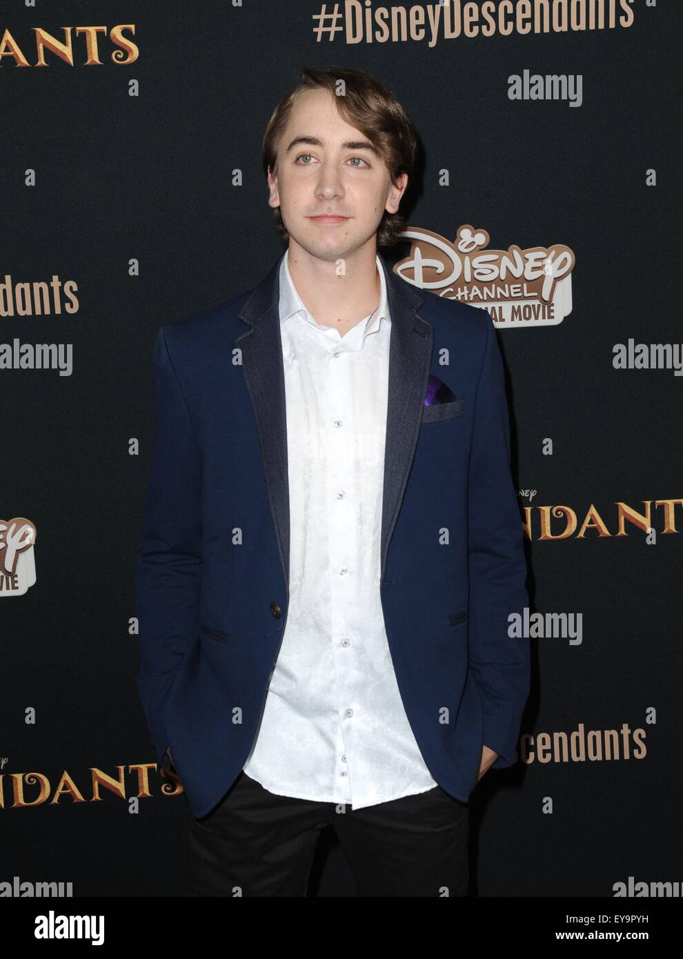 Photos and Pictures - Jedidiah Goodacre at the Descendants Premiere  Screening, Walt Disney Studios, Burbank, CA 07-24-15