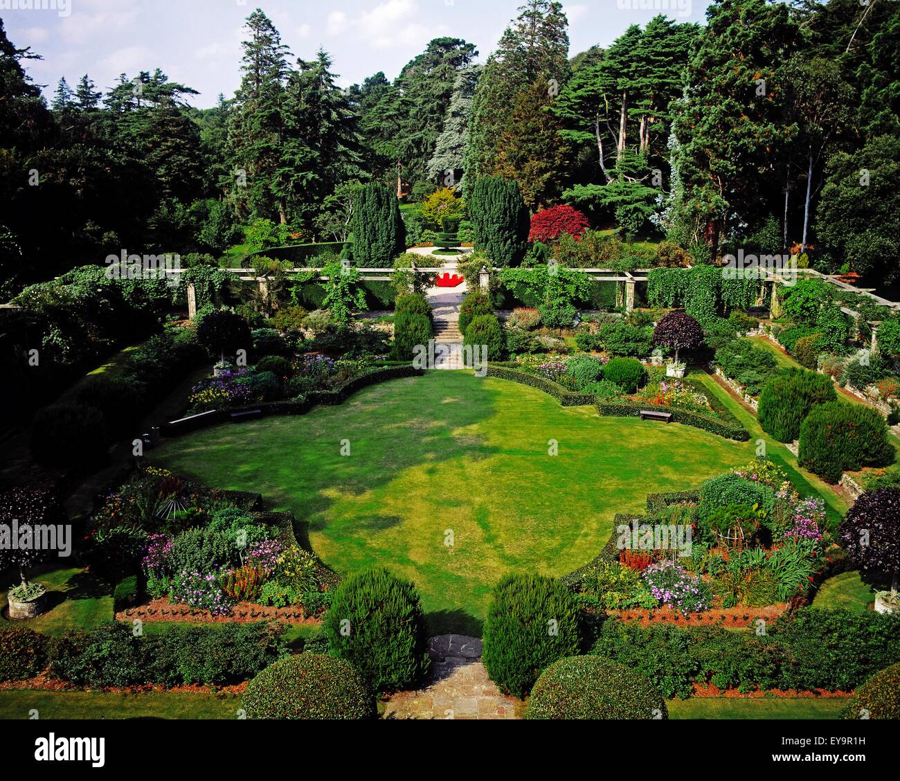 Sunken Garden, Mount Stewart, Ards Peninsula, Co Down, Ireland Stock Photo