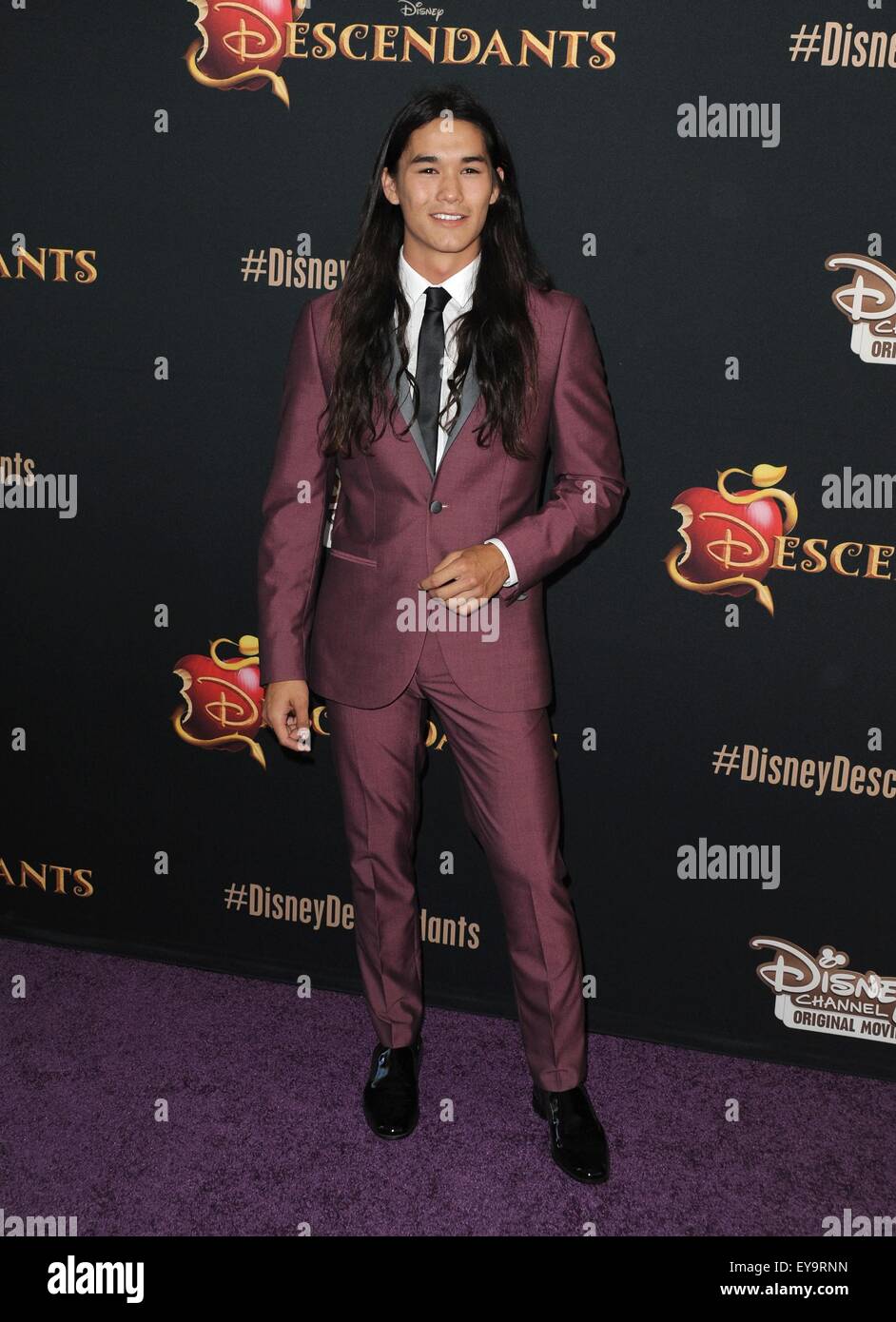 Photos and Pictures - Jedidiah Goodacre at the Descendants Premiere  Screening, Walt Disney Studios, Burbank, CA 07-24-15