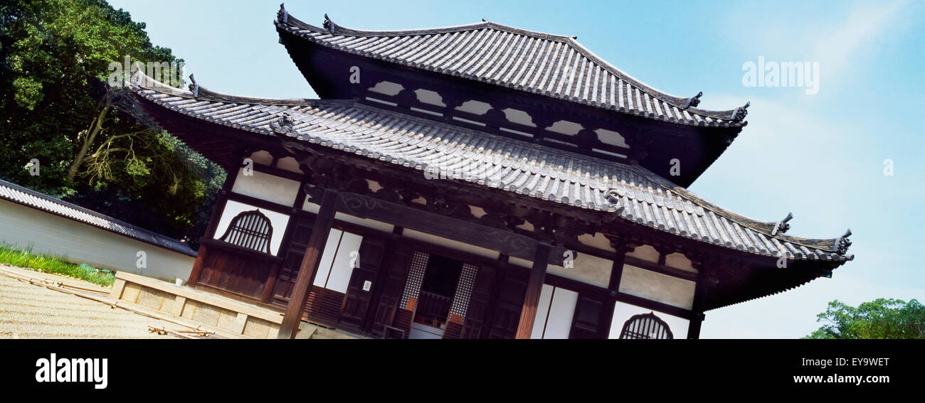 Chaned Angote Canted Angle Photograph Of Kaidan-In Buddhist Temple Stock Photo - Alamy