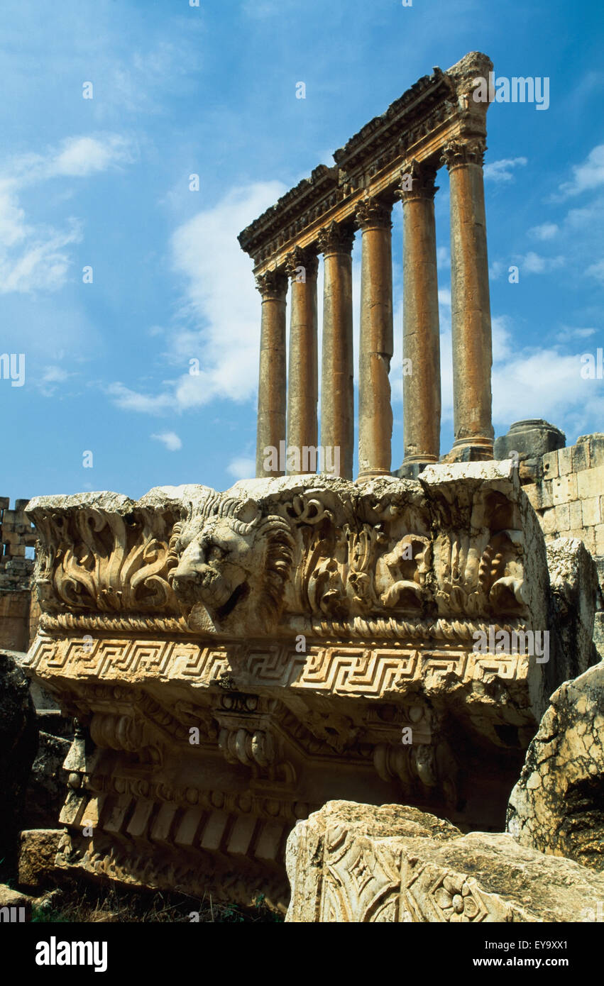 Ruins Of Temple Of Jupiter Stock Photo Alamy