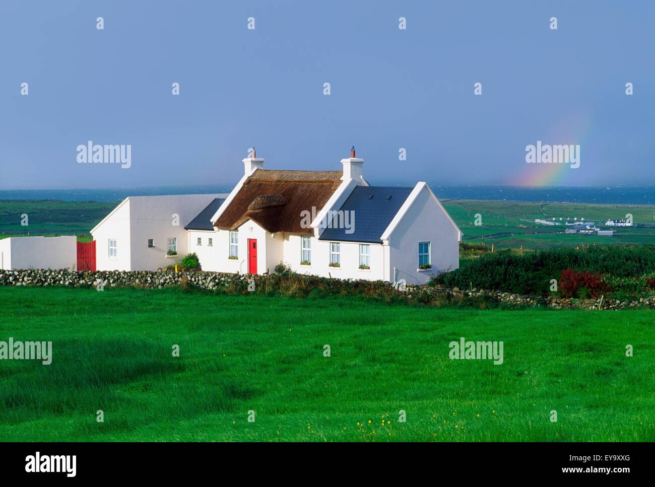 Doolin, Co Clare, Ireland; Renovated Cottage Stock Photo Alamy