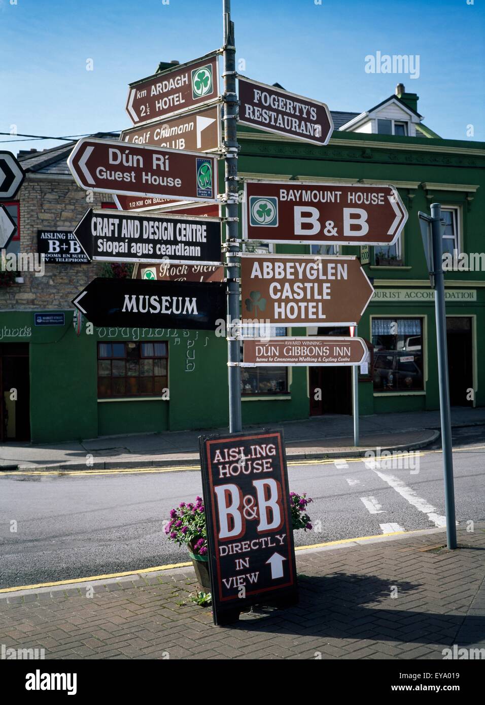 County galway ireland road sign hires stock photography and images Alamy