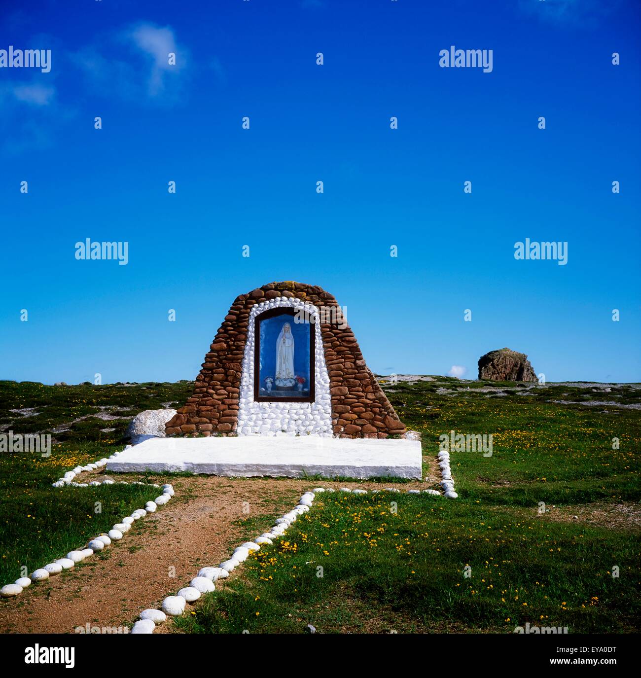 Shrine, Tory Island, Co Donegal, Ireland Stock Photo