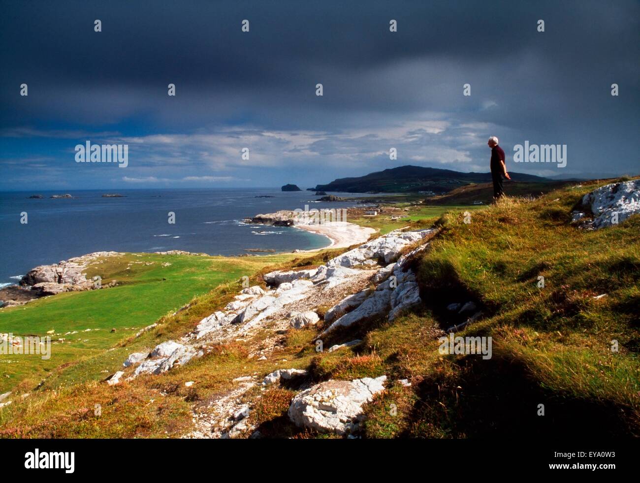 Co Donegal, Malin Head, Banba's Crown, Inishowen Stock Photo Alamy