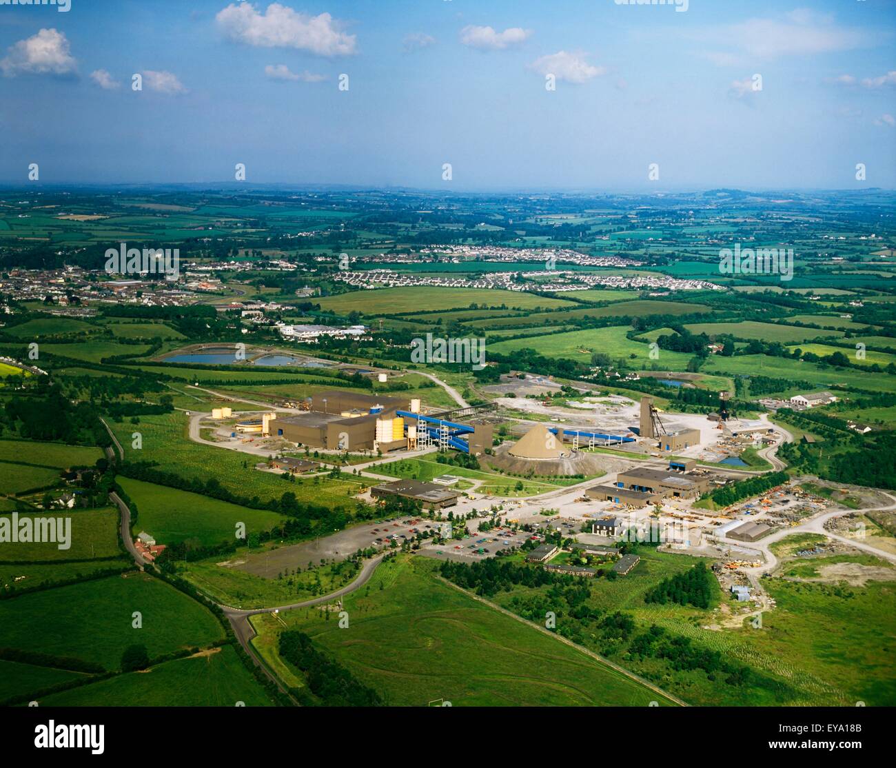 Aerial View Of Tara Mines, Navan, Co Meath, Ireland Stock Photo Alamy