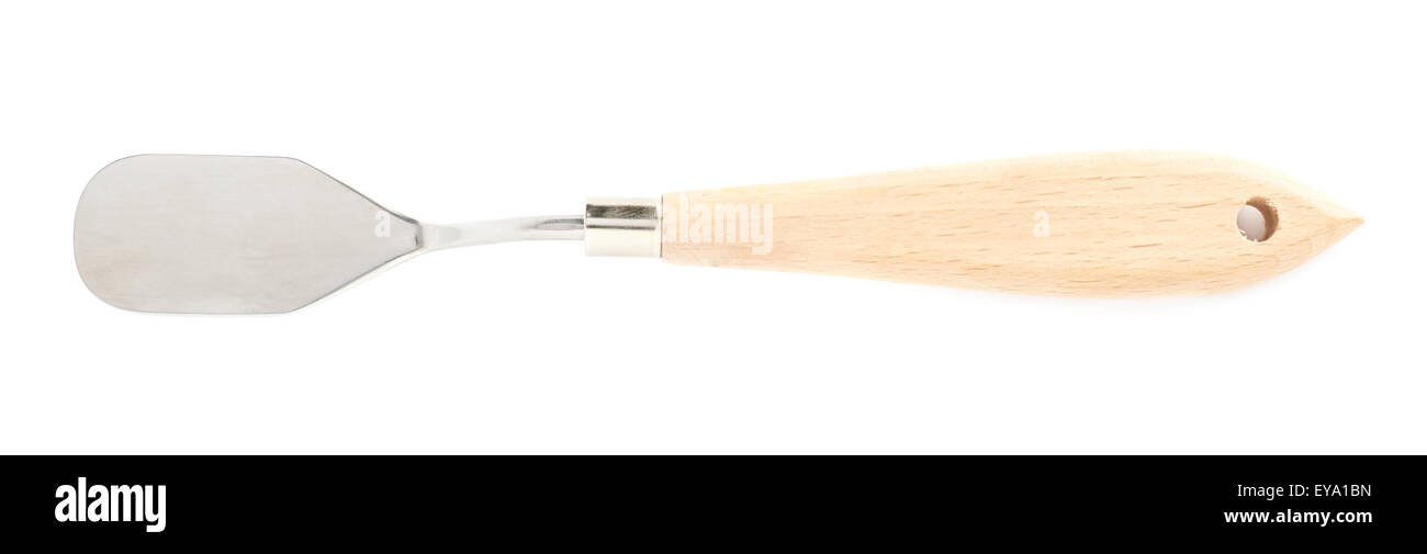 Palette knife spatula isolated Stock Photo Alamy