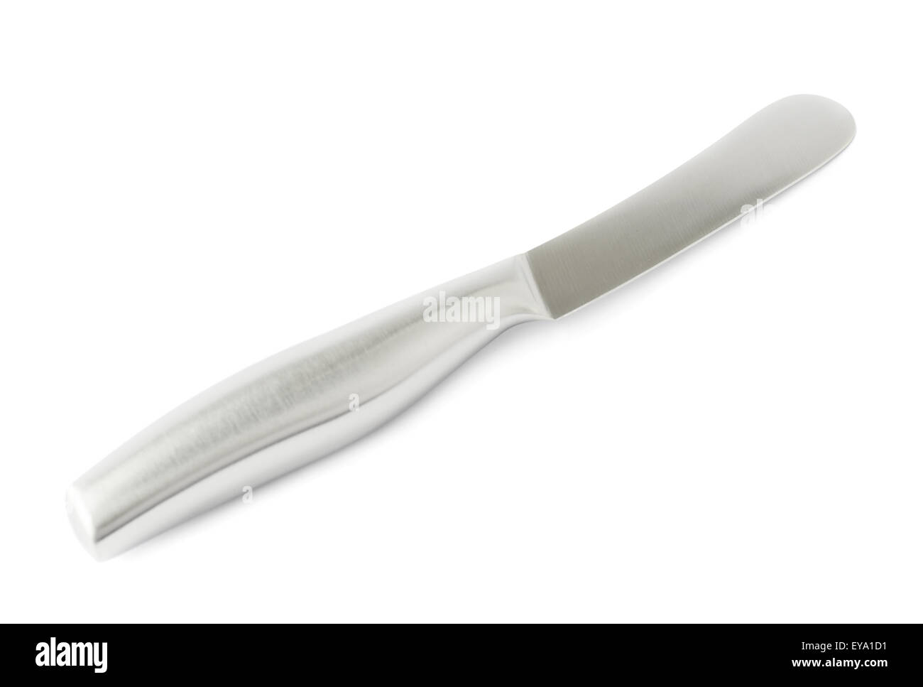 Steel kitchen spatula knife isolated Stock Photo Alamy