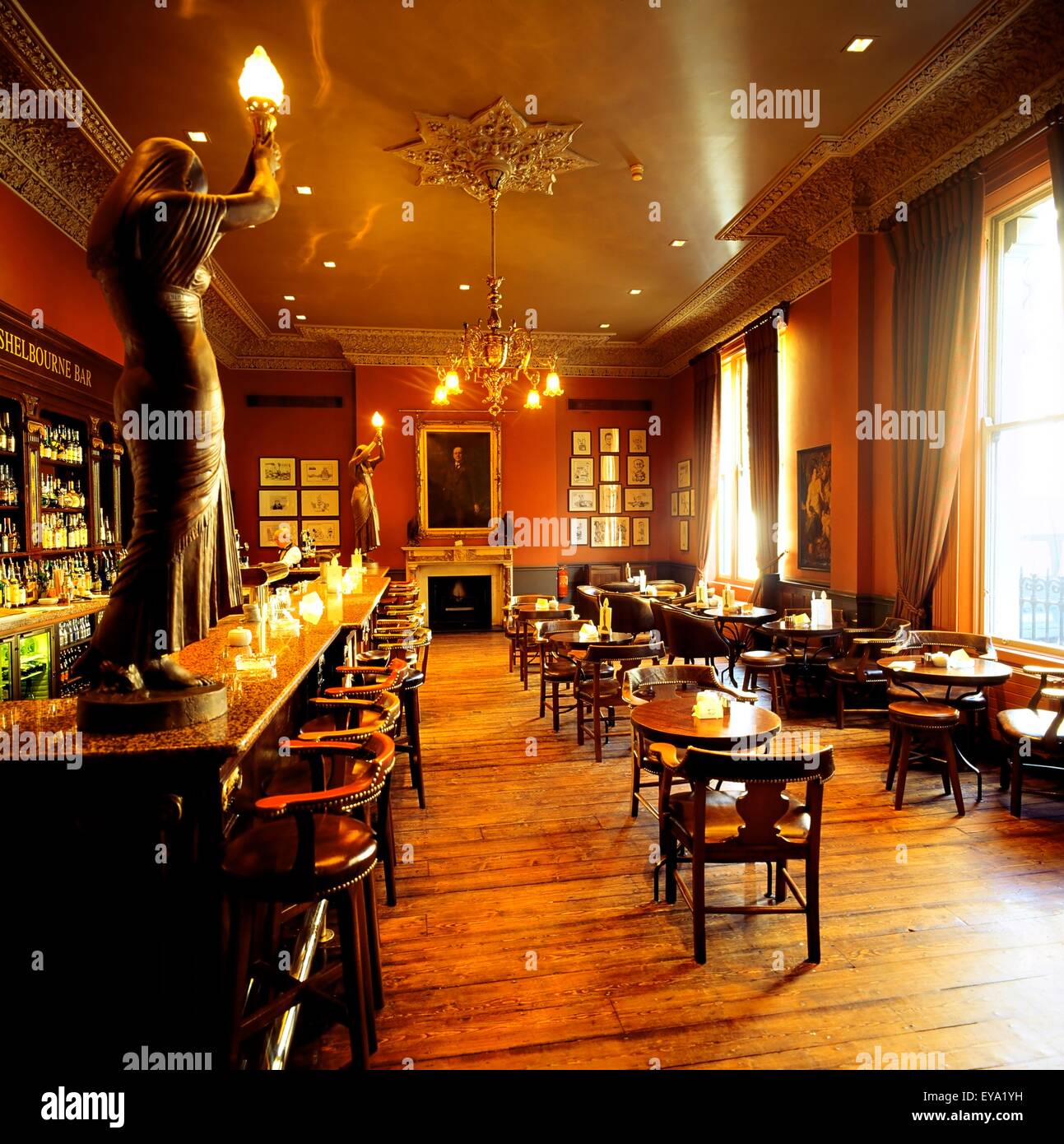Shelbourne Hotel, St. Stephen's Green, Dublin, Co Dublin, Ireland Stock