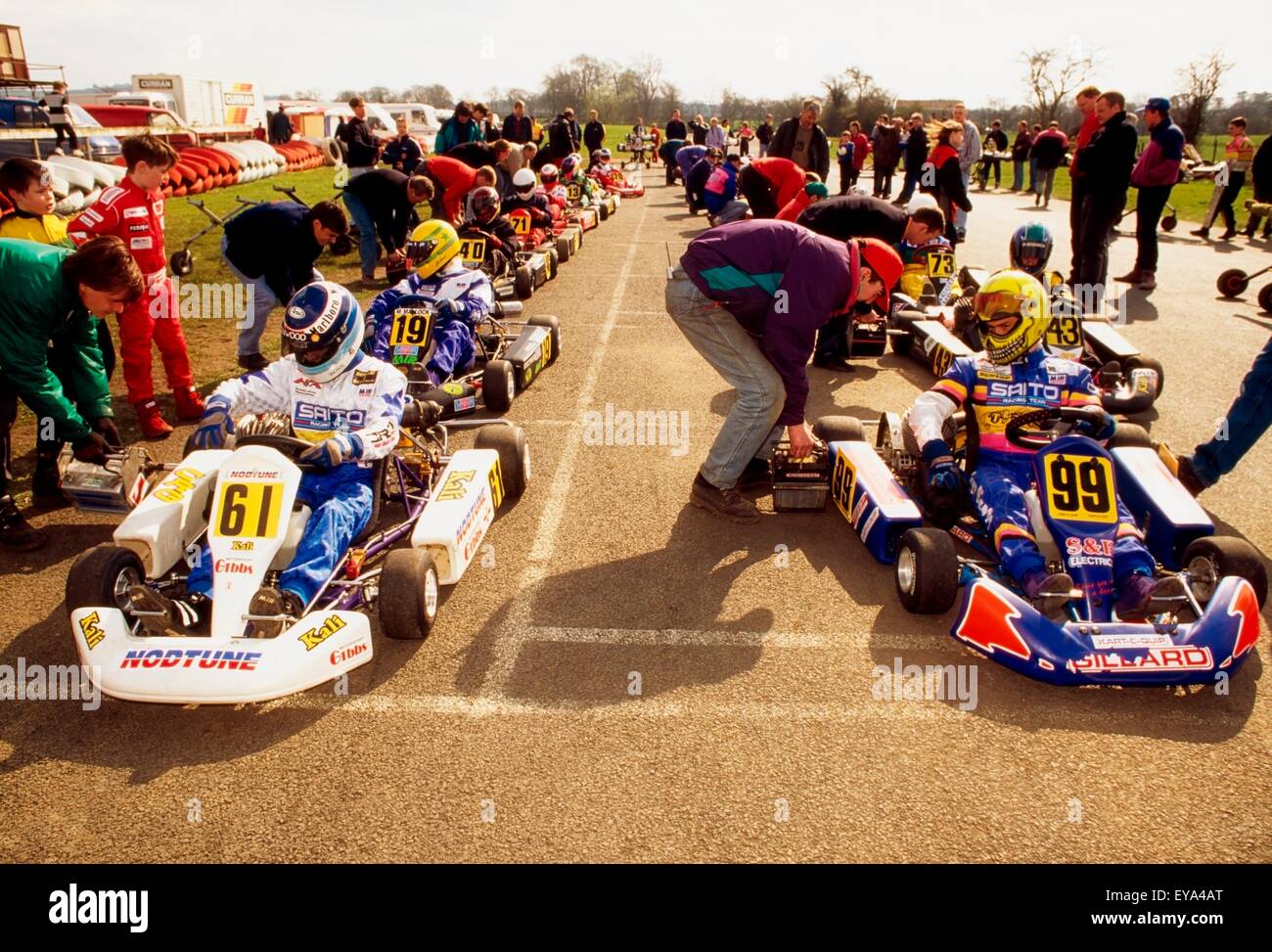 Go kart racing nutts corner hires stock photography and images Alamy