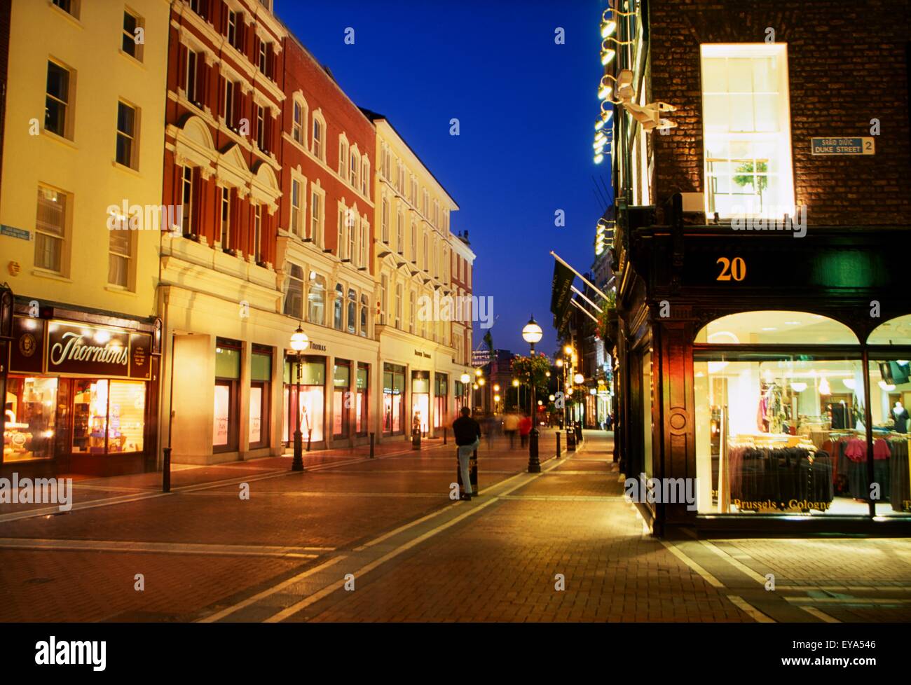Grafton Street, Dublin, Ireland; City Streetscape Stock Photo Alamy