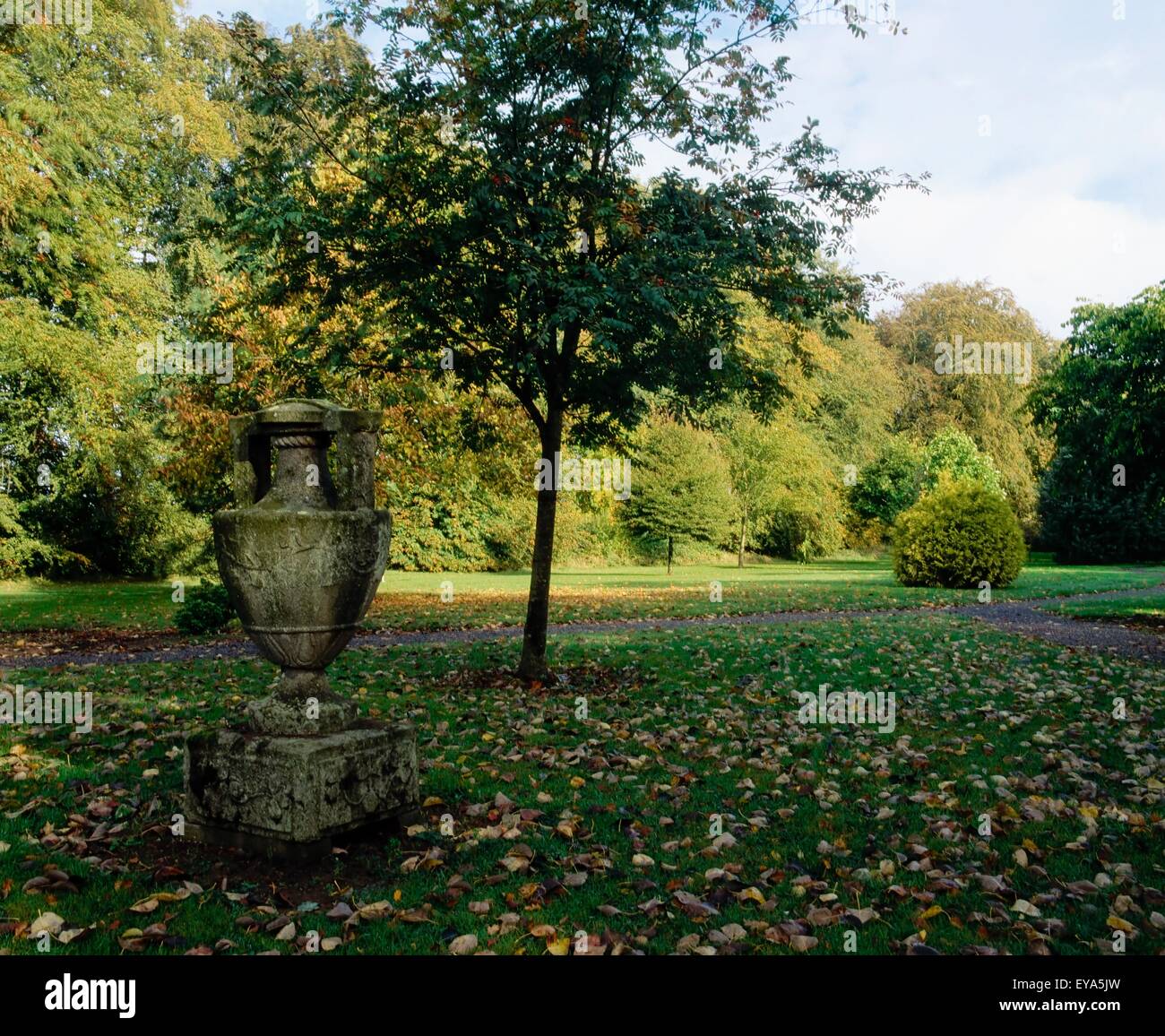 Coolcarrigan Gardens, Naas, Co Kildare, Ireland; Garden Urn In The