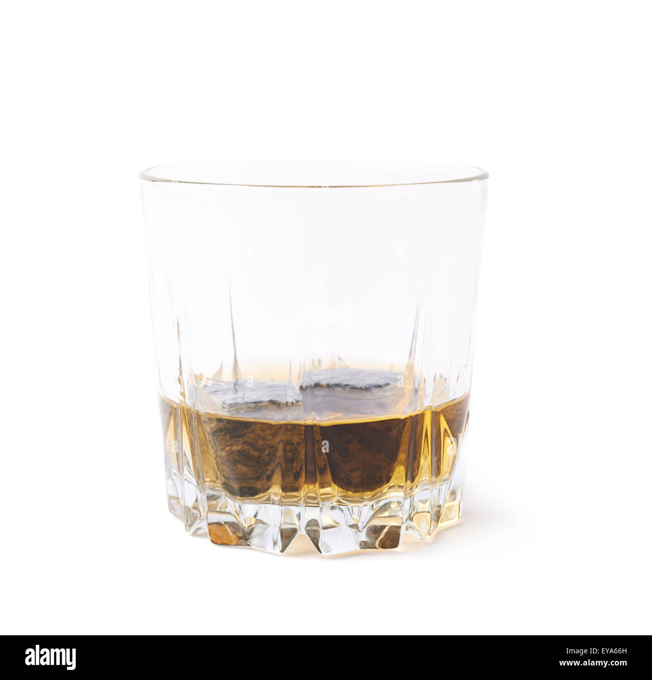 Glass tumbler filled with whiskey Stock Photo Alamy