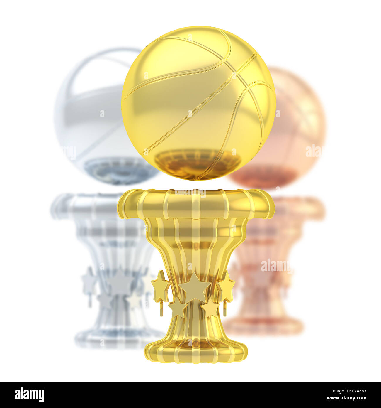 Award basketball sport trophy cup Stock Photo - Alamy