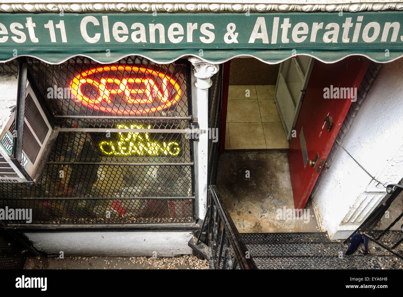 Front Of Dry Cleaning Store