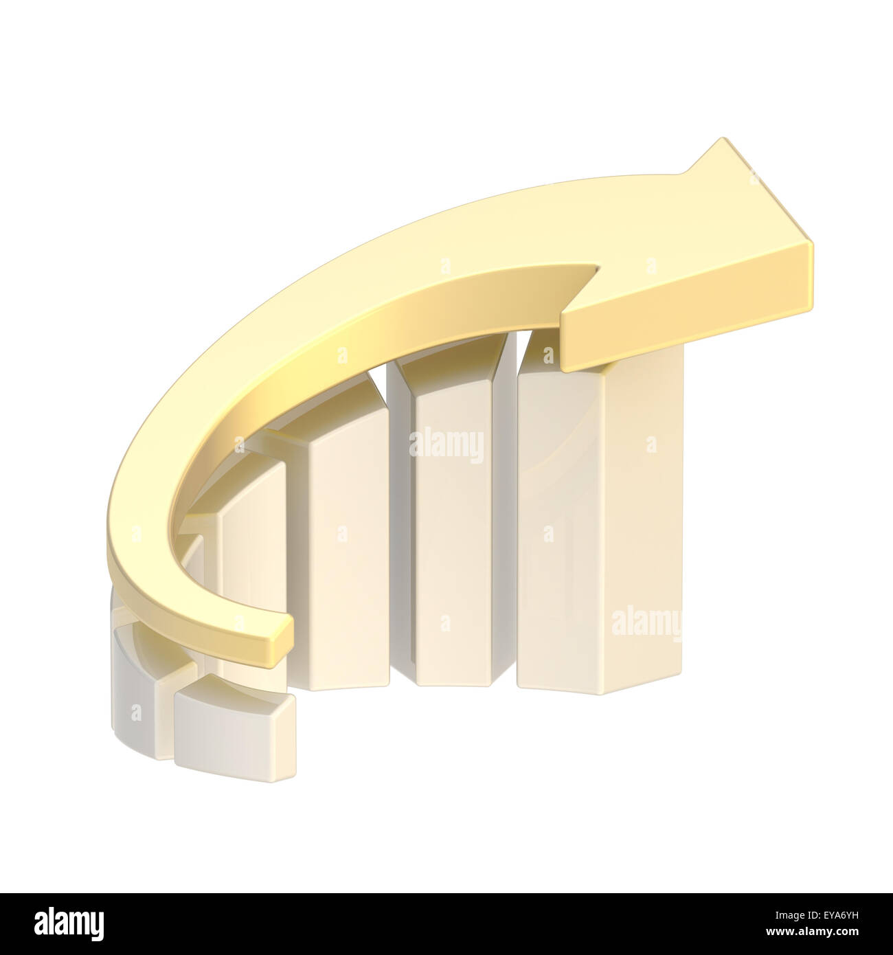 Bar graph performance statistic Cut Out Stock Images & Pictures - Alamy