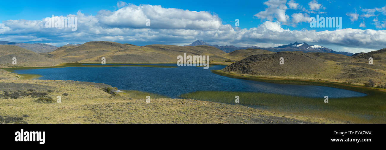 Lake, Torres del Paine National Park, Chilean Patagonia, Chile Stock Photo