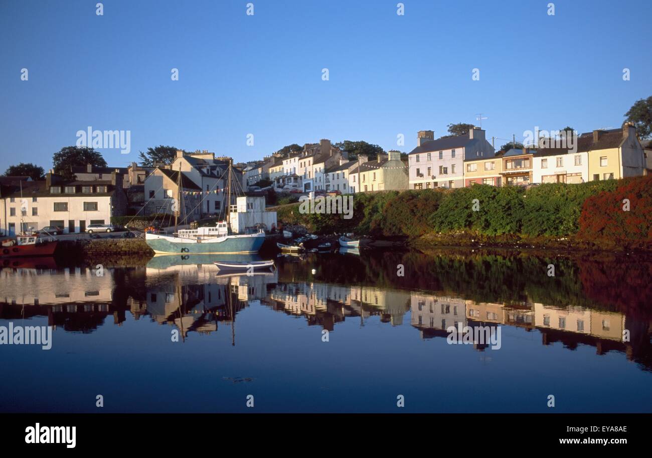 Waterfront, Roundstone, County Galway, Ireland Stock Photo Alamy