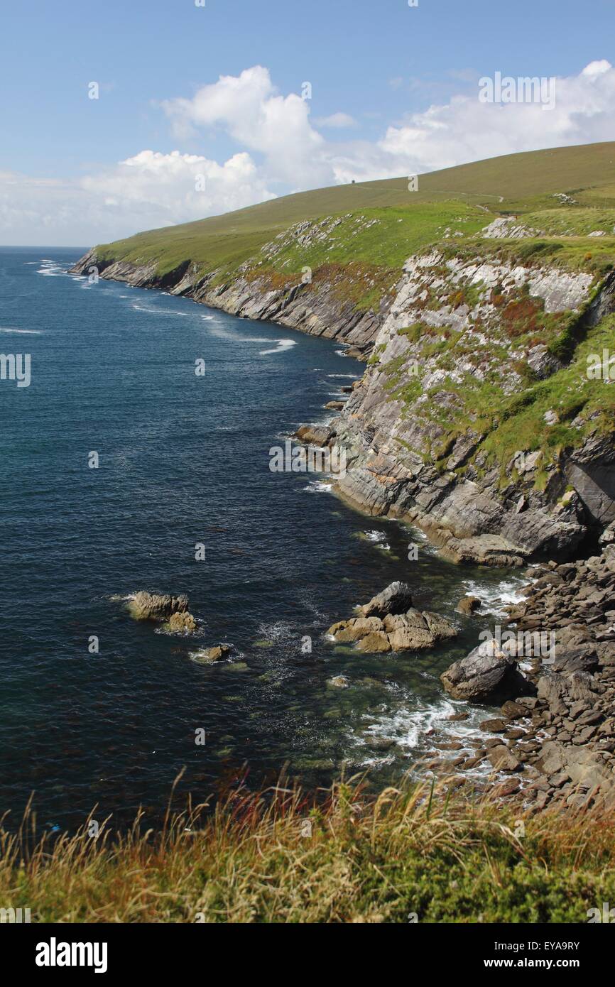 The Bay Below Valentia Island On The Ring Of Kerry In Munster Region