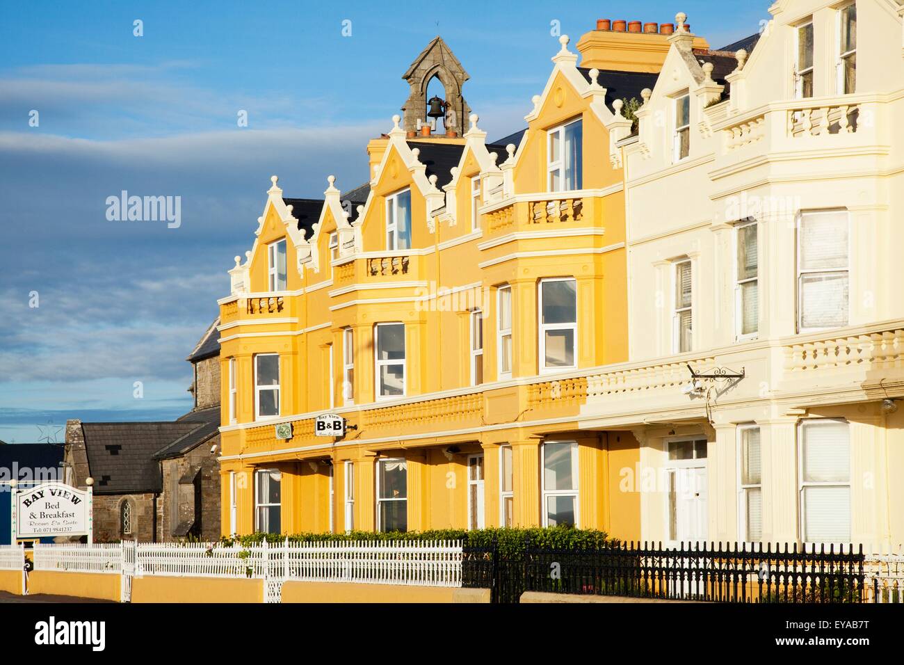 Town Building Exteriors; Bundoran, County Donegal, Ireland Stock Photo