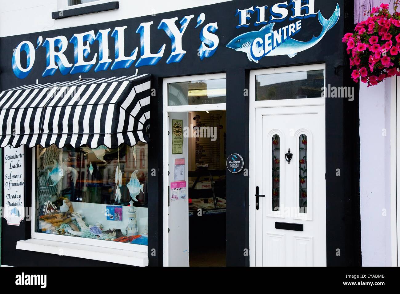 Fish Market Store; Ballyshannon, County Donegal, Ireland Stock Photo