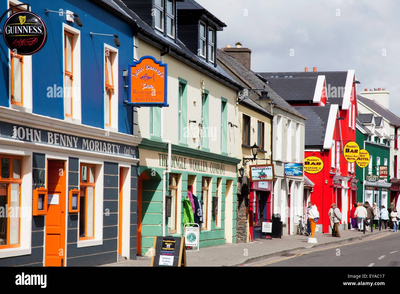 Town Street; Dingle, County Kerry, Ireland Stock Photo Alamy