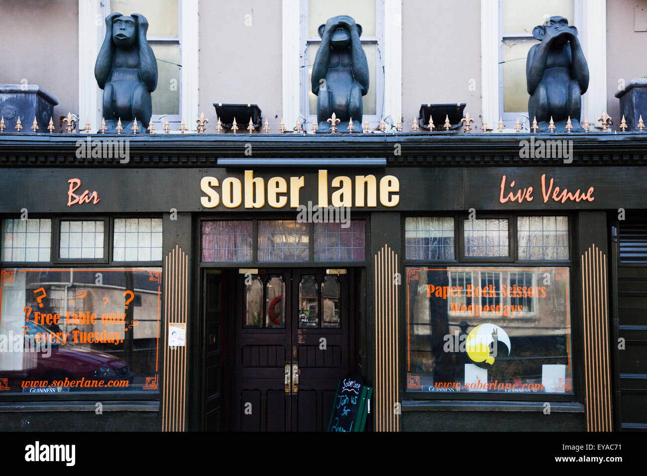 The Sober Lane Bar; Cork City, County Cork, Ireland Stock Photo Alamy