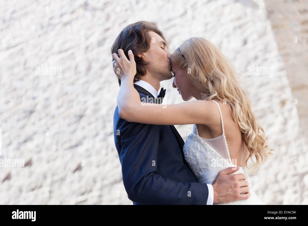 Man holds woman by waist hi-res stock photography and images - Alamy