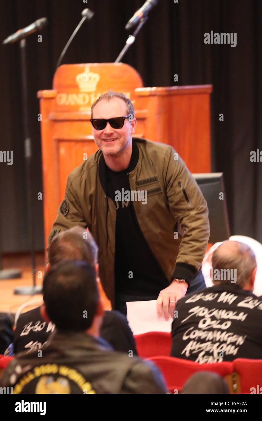Gumball 3000 Drivers briefing by Maximillion Cooper at The Grand Hotel ...