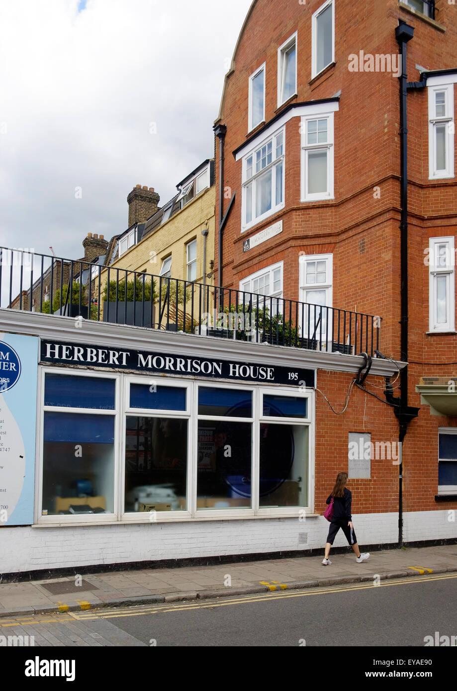 Herbert Morrison House is now a solicitor's office, another building