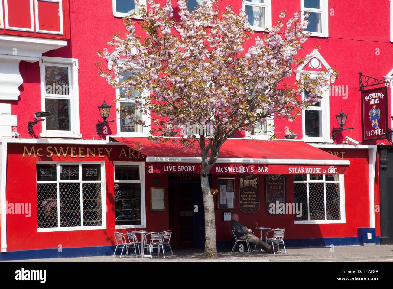 Mcsweeney's bar and hotel;Killarney county kerry ireland Stock Photo