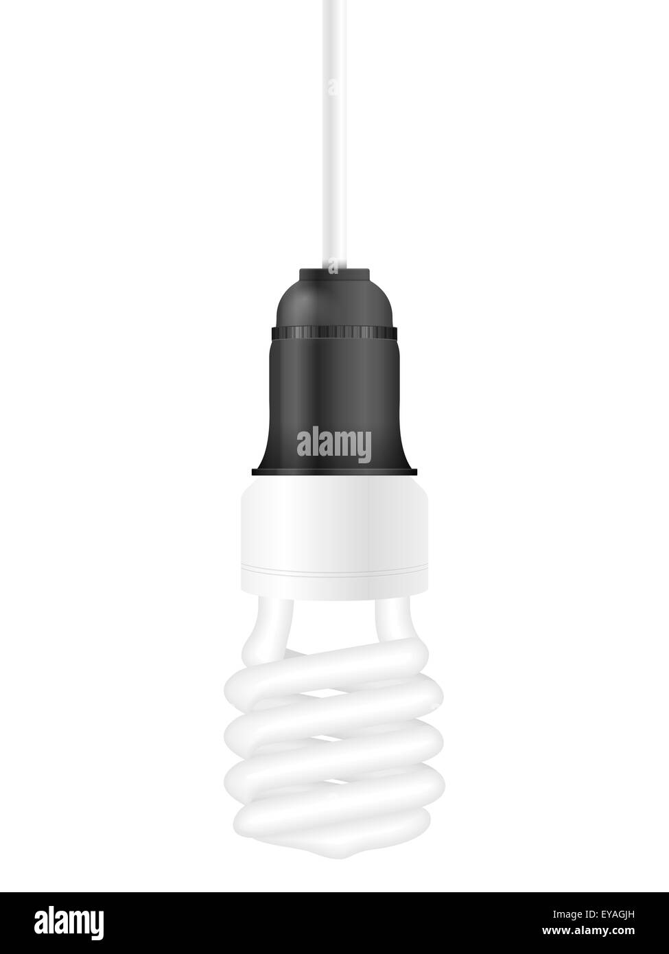Bulb on white background. Vector illustration Stock Photo - Alamy