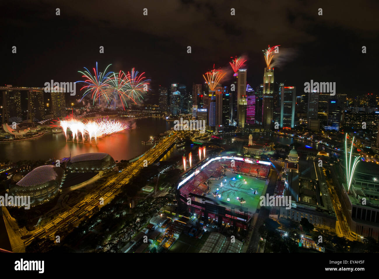 Singapore national day parade hi-res stock photography and images - Alamy