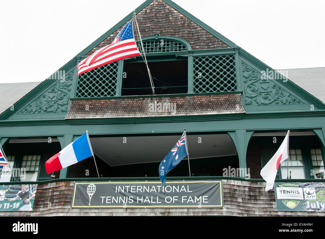 The International Tennis Hall of Fame honors tennis players and
