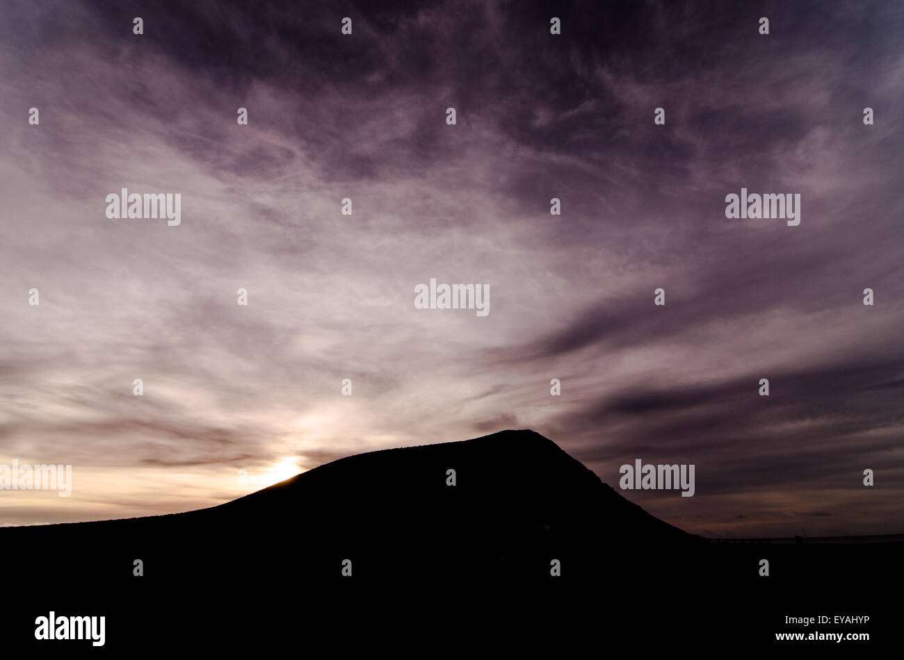 Sunset on the Atlantic Ocean Stock Photo - Alamy