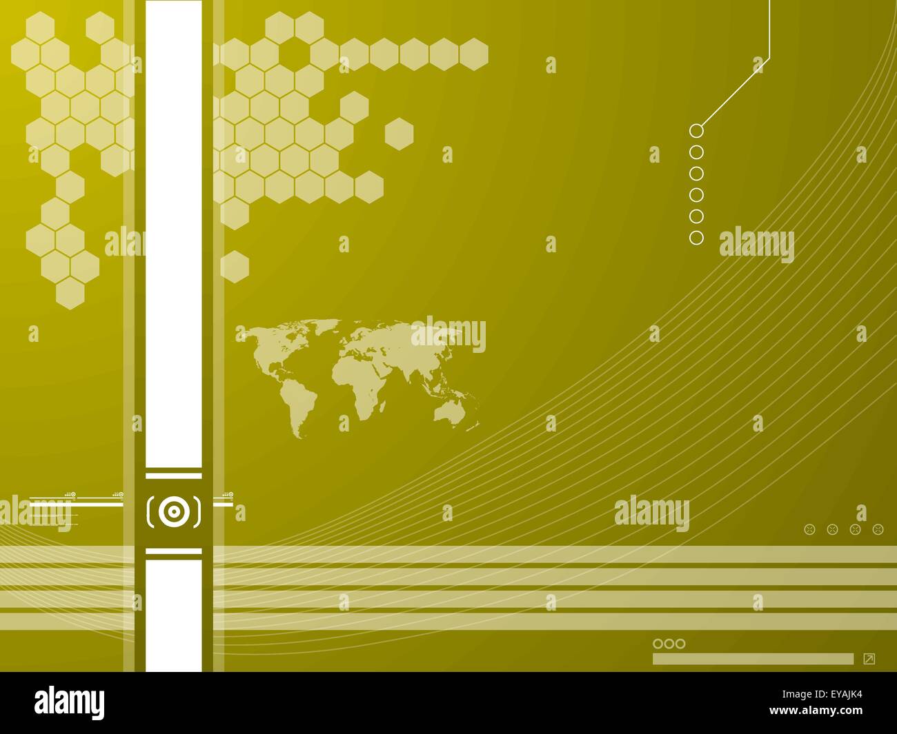Vector illustration background in technology and the world map Stock ...