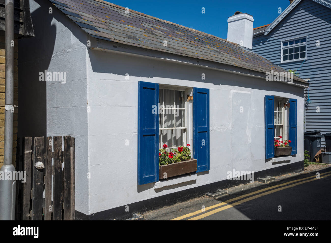Picturesque house, Sea Street, Whitstable, Kent, England, UK Stock