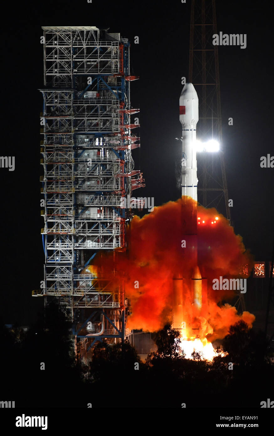 Carrying a global positioning system satellite hi-res stock photography ...