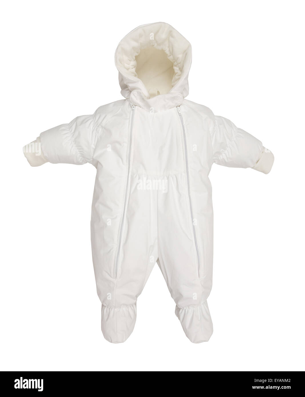 Childrens snowsuit fall on a white background Stock Photo Alamy