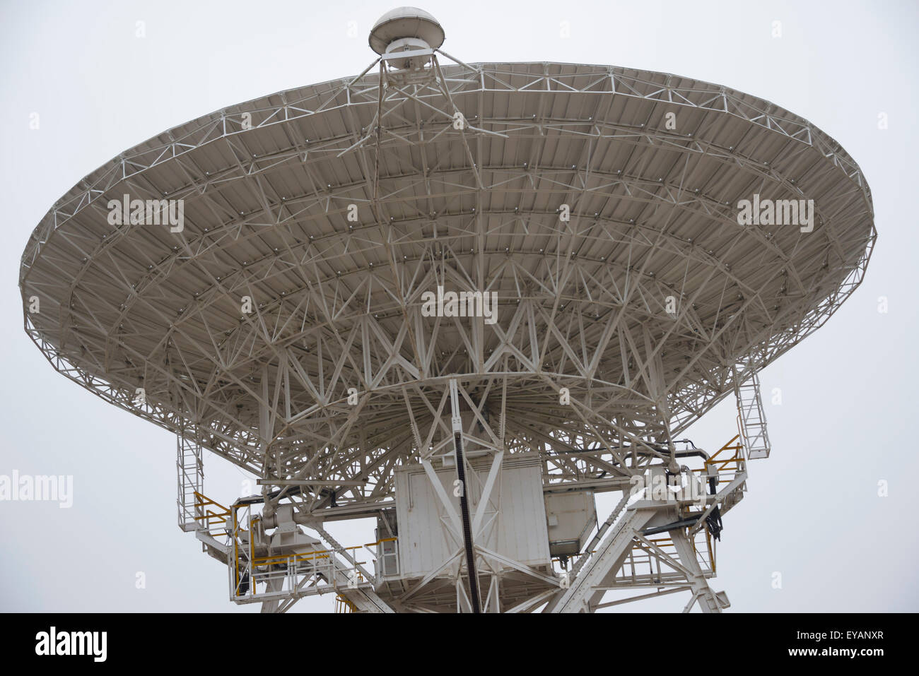 NASA and CSIRO deep space radar communication station Canberra ACT Australia. on the day new Horizons space craft phoned home. Stock Photo
