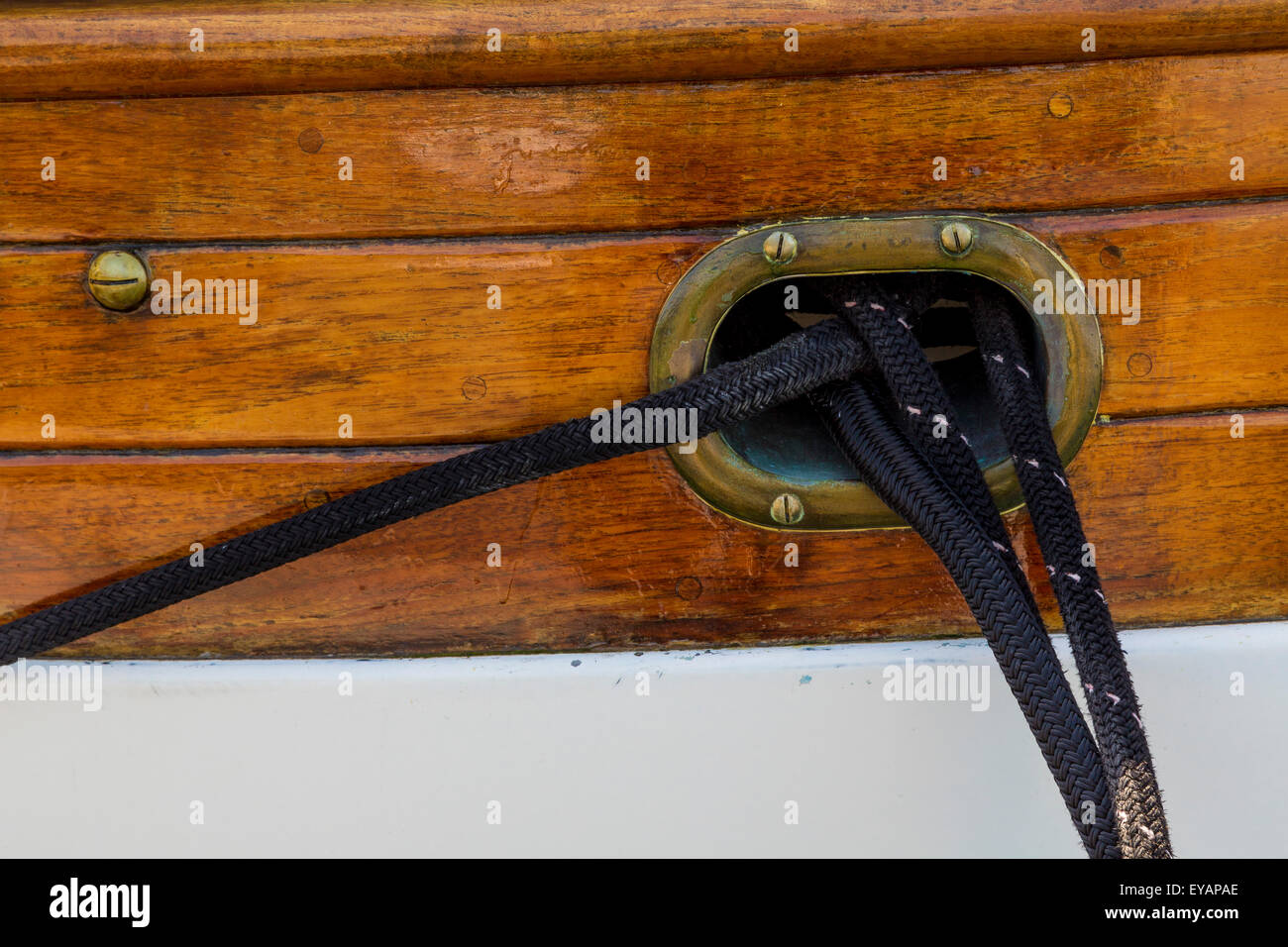 A boat mooring lines, San Juan Islands, Washington Stock Photo Alamy