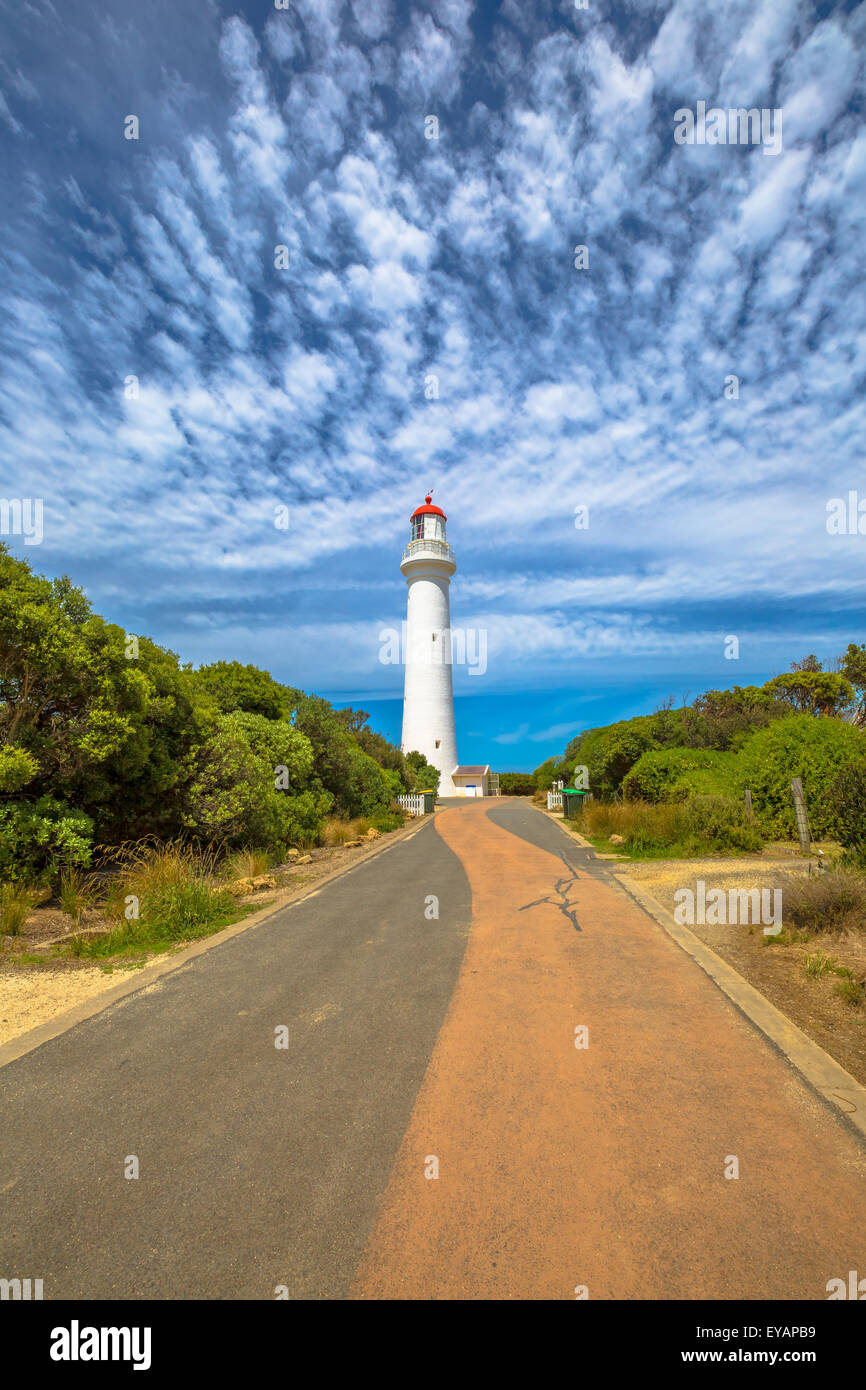 Lighthouse Aireys Inlet Victoria Stock Photo Alamy